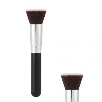 Private Label Vegan Hair Flat Top Buffing Makeup Foundation Brush